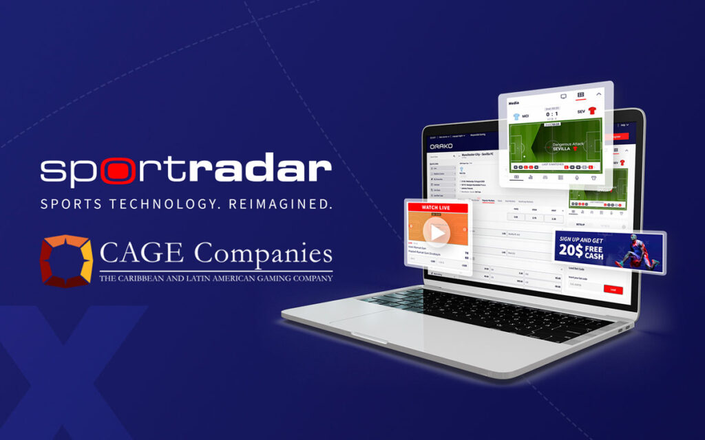 sportradar-acuerdo-cage-apuestas-deportivas-latinoamerica